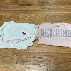 SET OF 2 Abercrombie and Fitch Long Sleeve Shirts